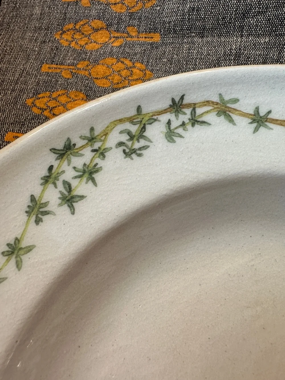Williams Sonoma French “Thym” Large Ceramic Dinner Bowl. Made in Italy.